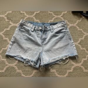Blank NYC Essex Denim Women's Faded Blue Jean Shorts size 26